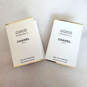 Chanel Coco Mademoiselle 2 vials 1.5 ML each BNWT